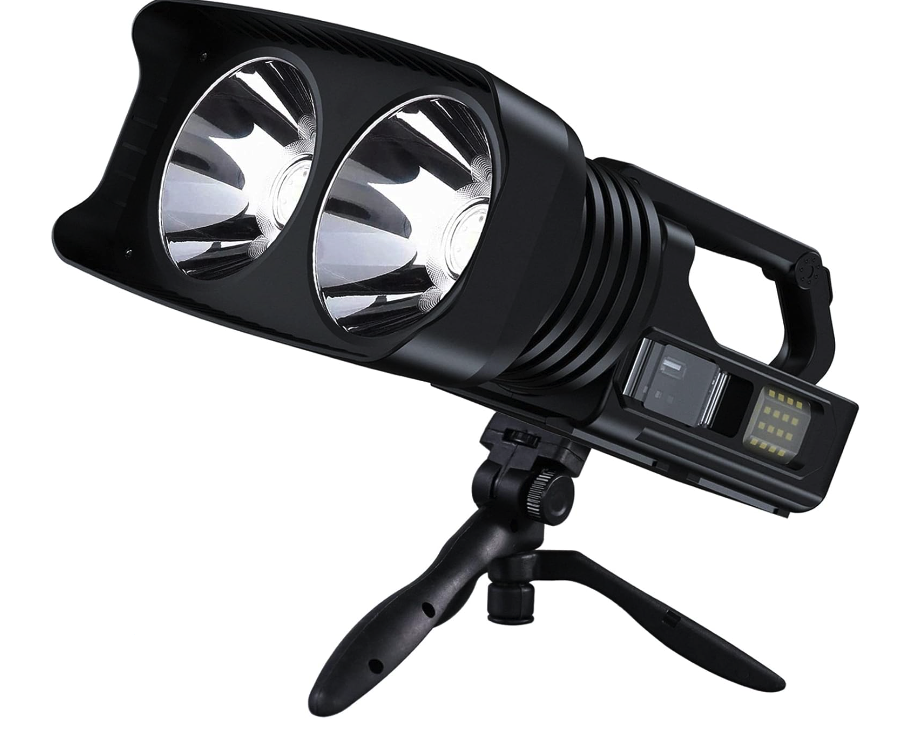 Lanterna Q LED5123 putere 36 W si 10 moduri iluminare Negru